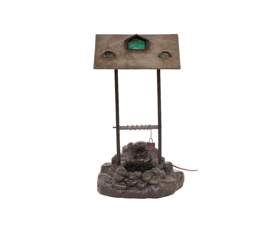Franz Bergman style metal wishing