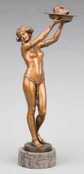 FRANZ BERGMANN BRONZE, SALOMEF