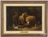 FRANZ DE BUEL, OIL ON BOARD<br