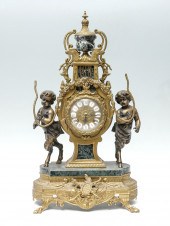FRANZ HERMLE FIGURAL BRASS CLO