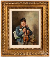 FRANZ KERBER OIL ON CANVAS POR
