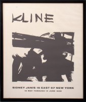 FRANZ KLINE AT SIDNEY JANIS EX