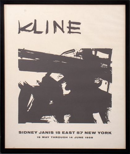 FRANZ KLINE AT SIDNEY JANIS