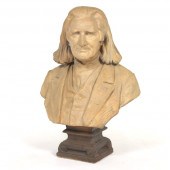 FRANZ LISZT CERAMIC BUST 24" x