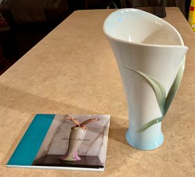 Franz porcelain vase with butterfly