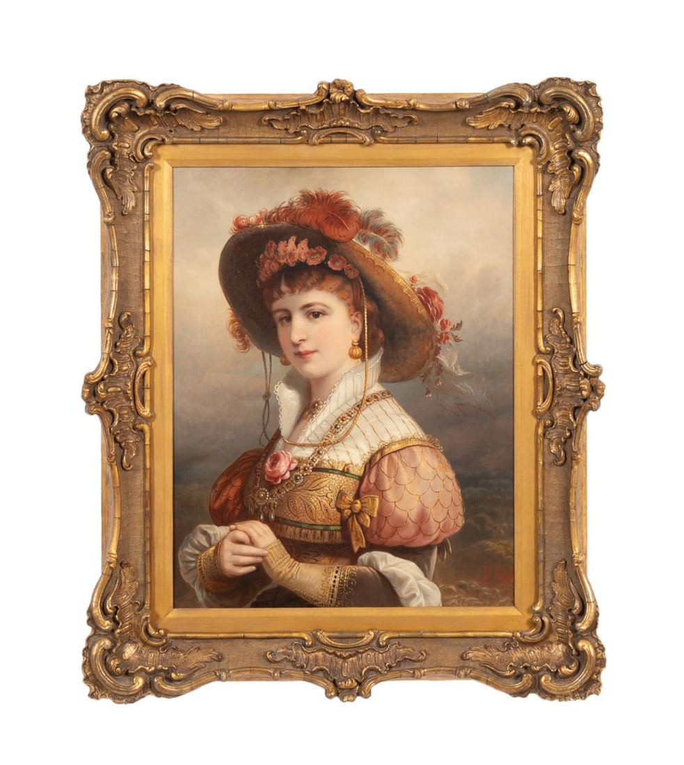 FRANZ RUSS II, PORTRAIT OF A LADY