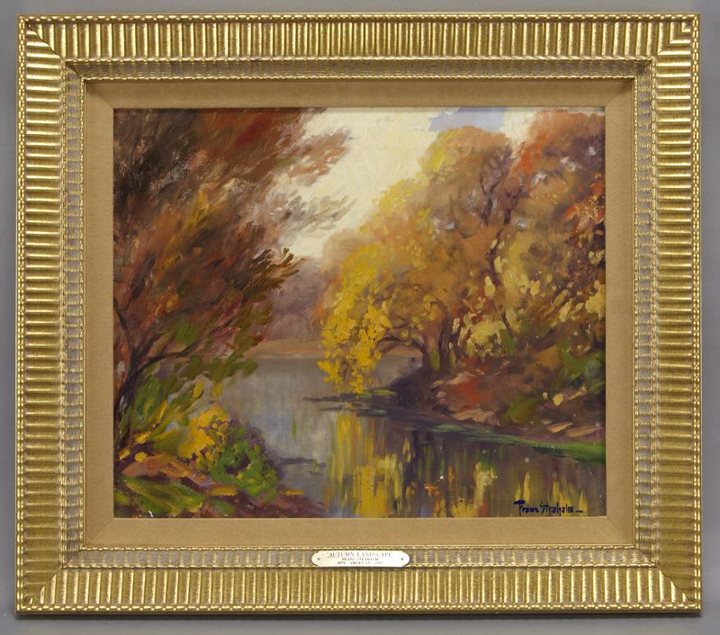 Franz Strahalm ''Autumn Landscape''