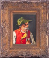 FRANZ XAVER WOLFLE 'MAN SMOKIN