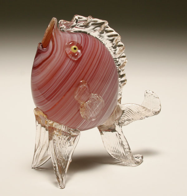 Fratelli Toso Murano glass fish