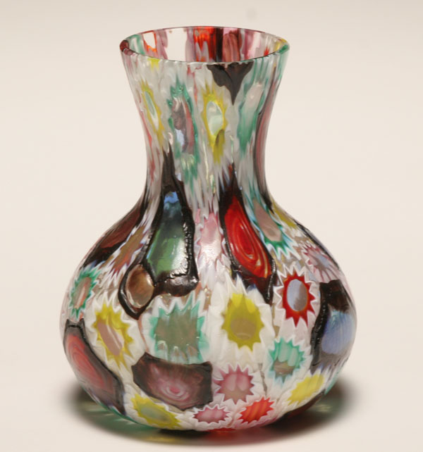 Fratelli Toso nerox murrina glass