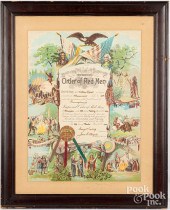 FRATERNAL MEMBERSHIP CERTIFICA