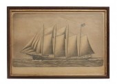 FRED BROWN DRAWING OF THE SCHO