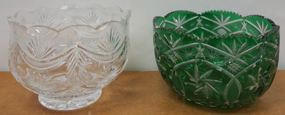 FRED CURTIS CRYSTAL PUNCH BOWL