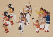 FRED KABOTIE, ORIGINAL GOUACHE