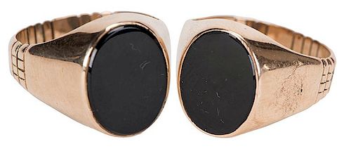 FRED KAPS’ HIMBER RING SET.Kaps,