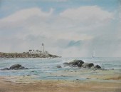 FRED LEACH WATERCOLORFred Leac
