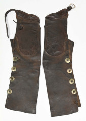 FRED MANTLEY LEATHER CHAPS<br>