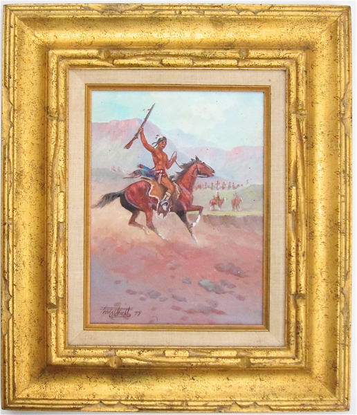 FRED OLDFIELD OIL ON CANVAS