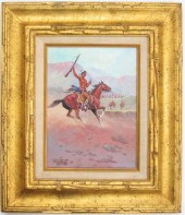 FRED OLDFIELD OIL ON CANVAS (W