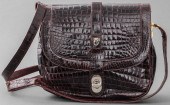 FRED PARIS MAROON CROCODILE LE