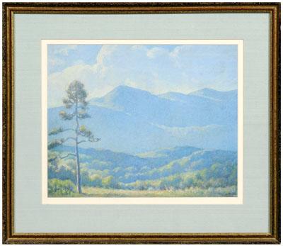 Fred William Reich pastel (Tryon,