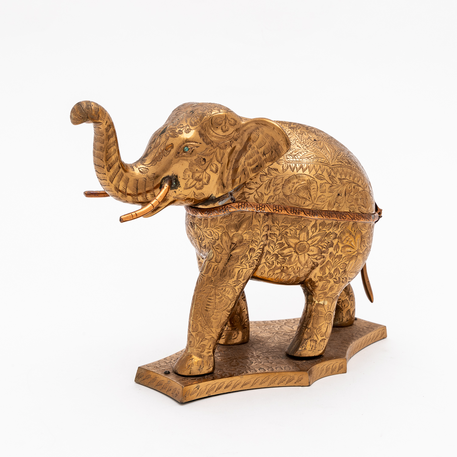 FRED ZIMBALIST GILT ELEPHANT