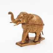 FRED ZIMBALIST GILT ELEPHANT M
