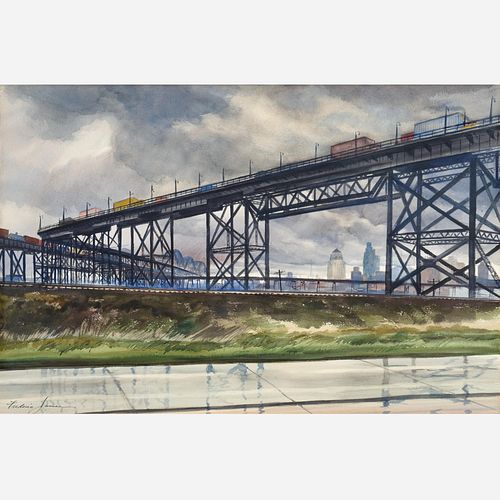 FREDERIC JAMES "BRIDGE INTO