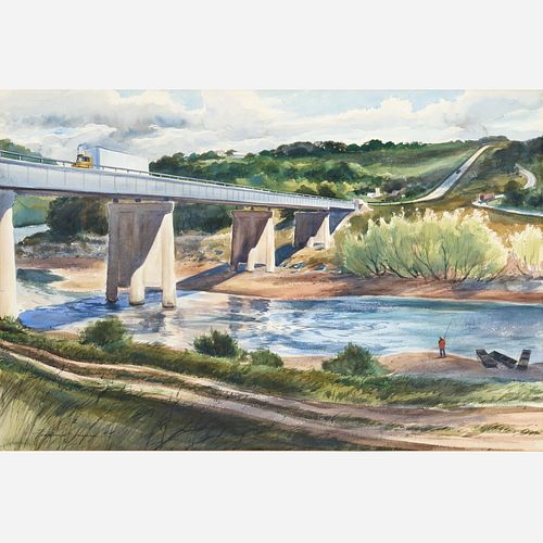 FREDERIC JAMES "BRIDGE WITH