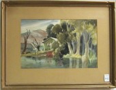 FREDERIC JOHNSTON WATERCOLOR O