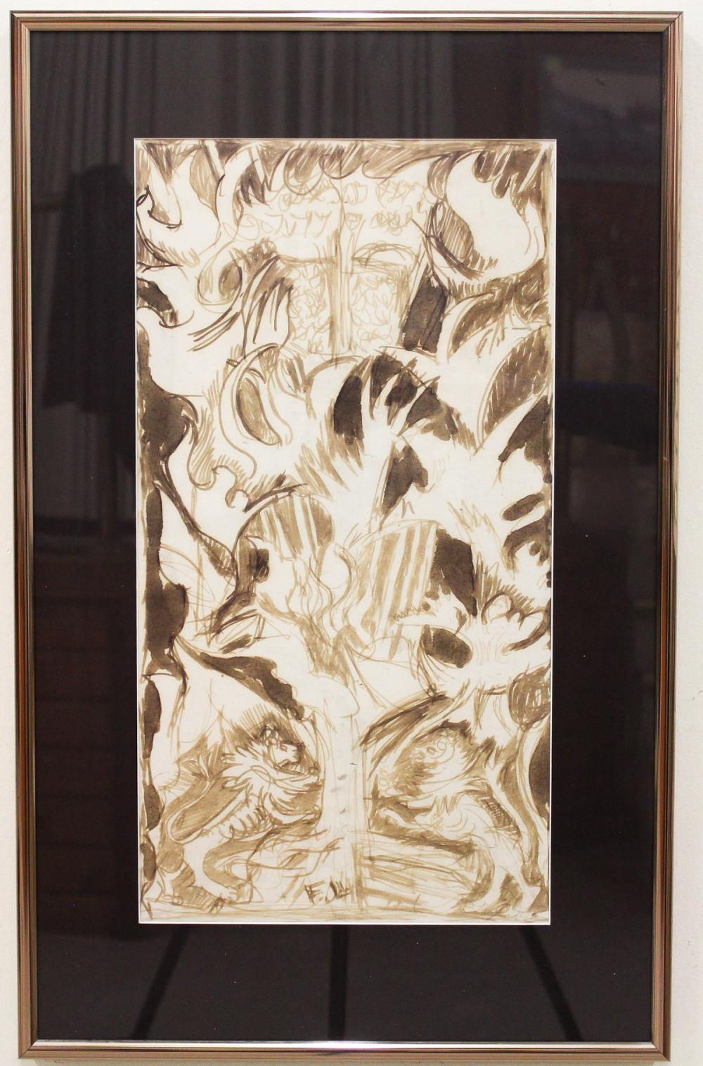 FREDERIC LITTMAN INK ON PAPER