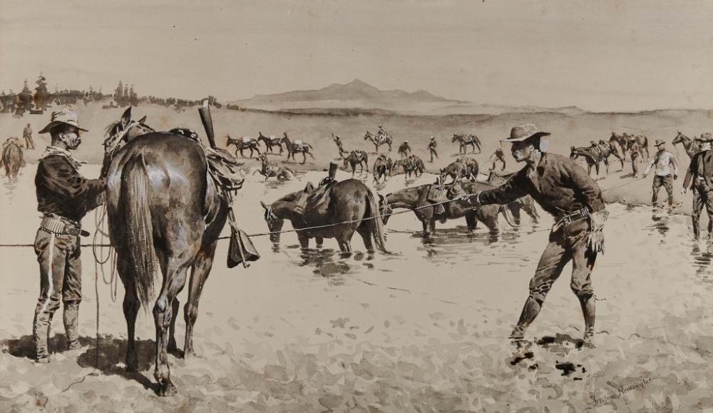 FREDERIC REMINGTON, (AMERICAN,
