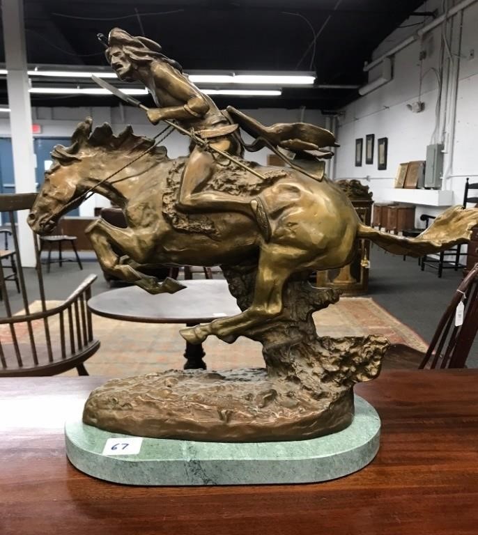 Frederic Remington bronze 'Indian