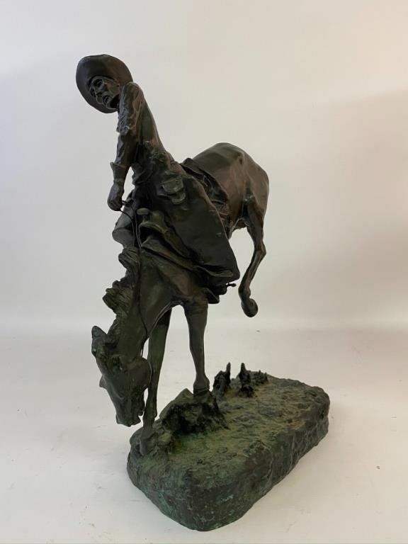 Frederic Remington bronze sculpture