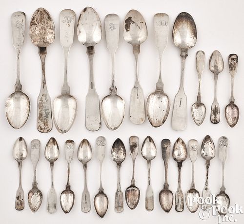 FREDERICK B. COOK, COIN SILVER