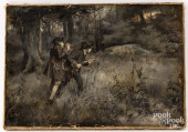 FREDERICK COFFAY YOHN OIL ON C