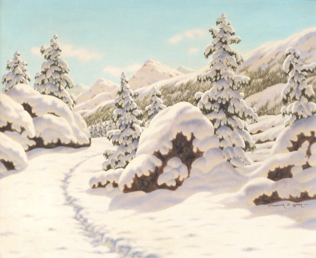 FREDERICK D. OGDEN OIL ON CANVAS