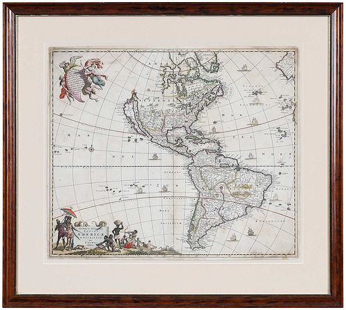 FREDERICK DE WIT - 17TH CENTURY MAP