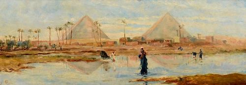 FREDERICK GOODALL ORIENTALIST OIL
