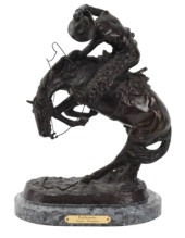 FREDERICK REMINGTON BRONZE STA