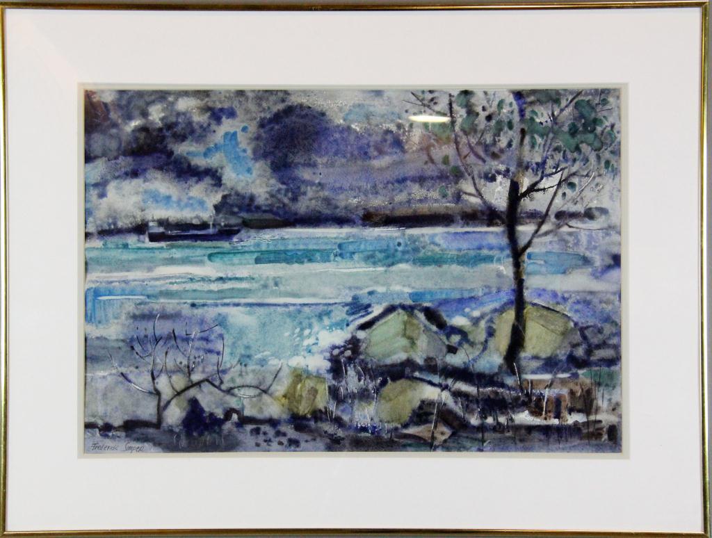 Frederick Simper Watercolor On