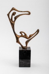 FREDERICK WEINBERG GILT BRONZE