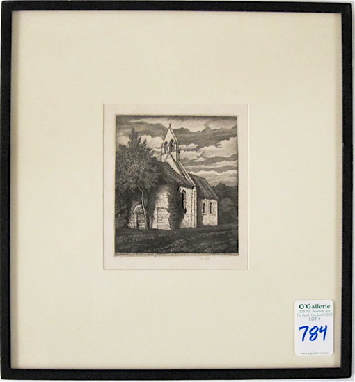 FREDRICK LANDSEER GRIGGS ETCHING
