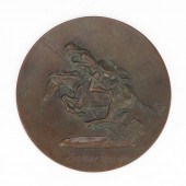 FREDRICK REMINGTON BRONZE PLAQ