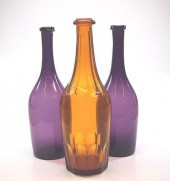 FREE-BLOWN AND CUT BOTTLES, TH