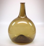 FREE-BLOWN BOTTLEA circa 1800