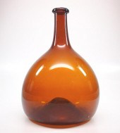 FREE-BLOWN BOTTLEA circa 1800