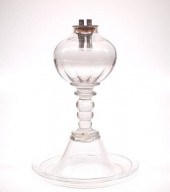 FREE-BLOWN PETTICOAT LAMPAn ea