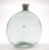 FREE-BLOWN SPIRITS FLASKAn 18t