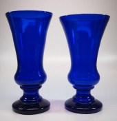 FREE-BLOWN VASES, TWOTwo early